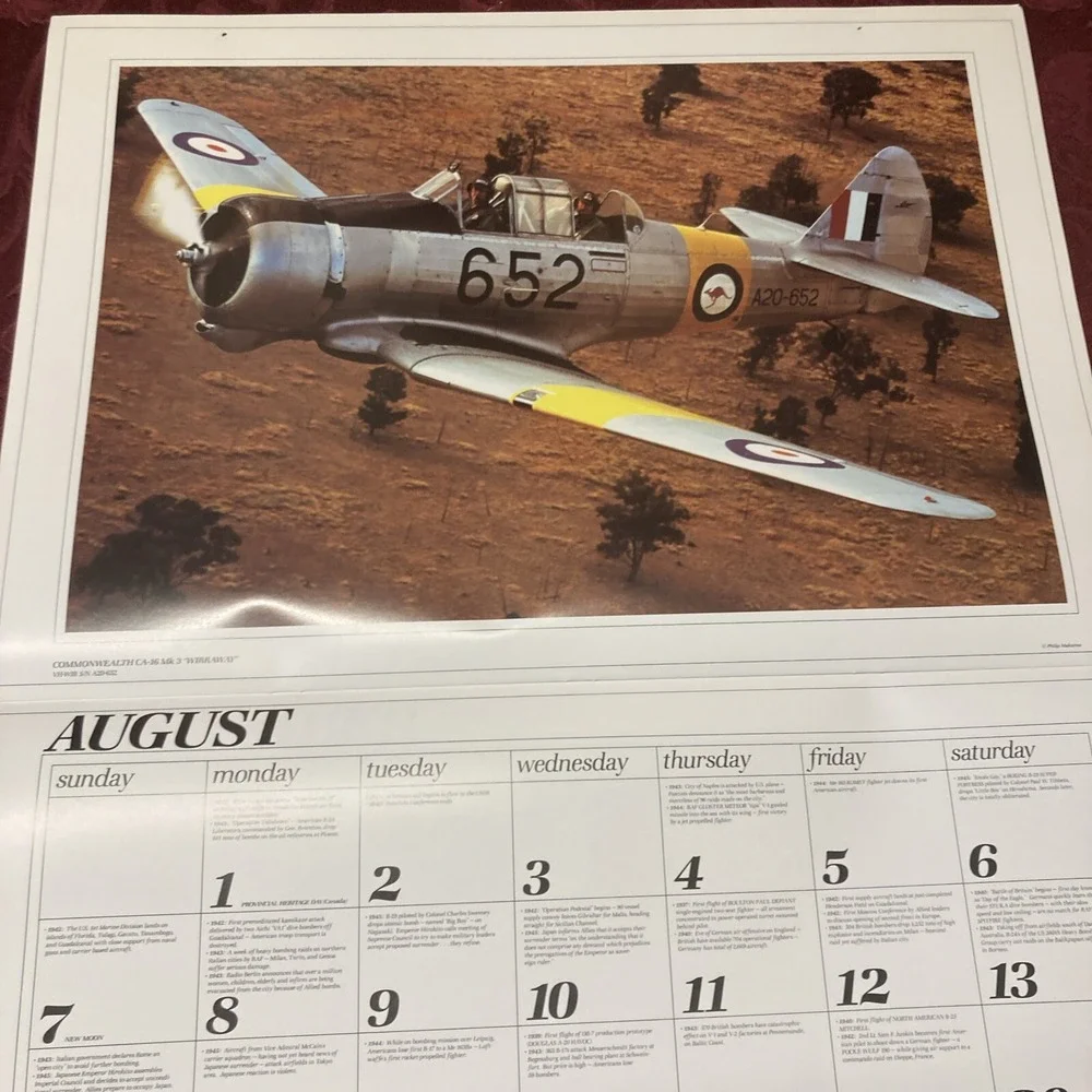 Ghosts 1994 Aviation Calendar 